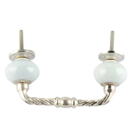 Light Grey Ceramic Cut Bridge Handles